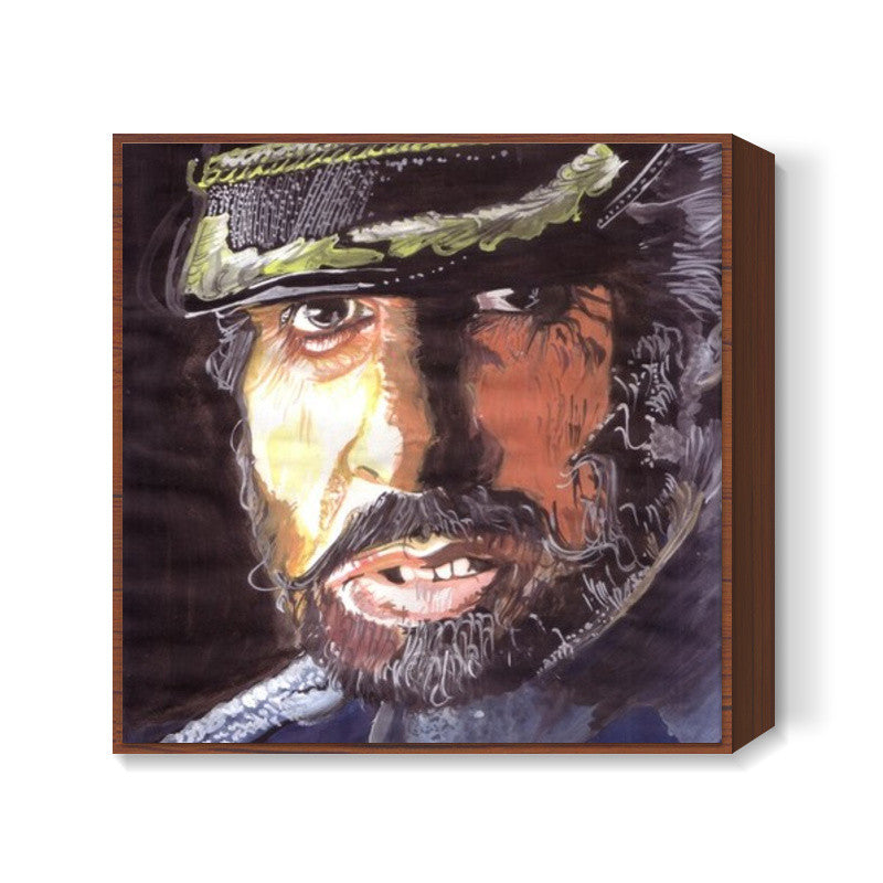 Bollywood superstar Amitabh Bachchan is a strong disciplinarian with a heart Square Art Prints