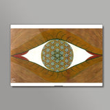 The Flower of Life within the Third Eye Wall Art