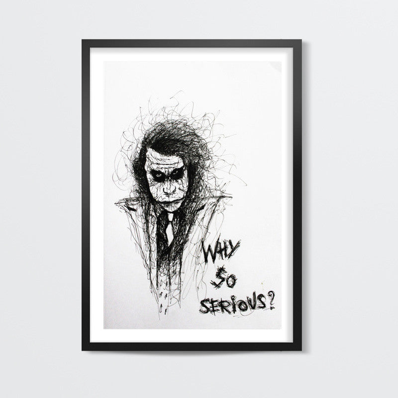 WHY SO SERIOUS ? Wall Art