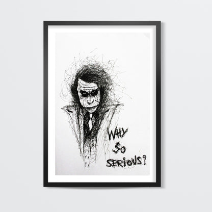 WHY SO SERIOUS ? Wall Art