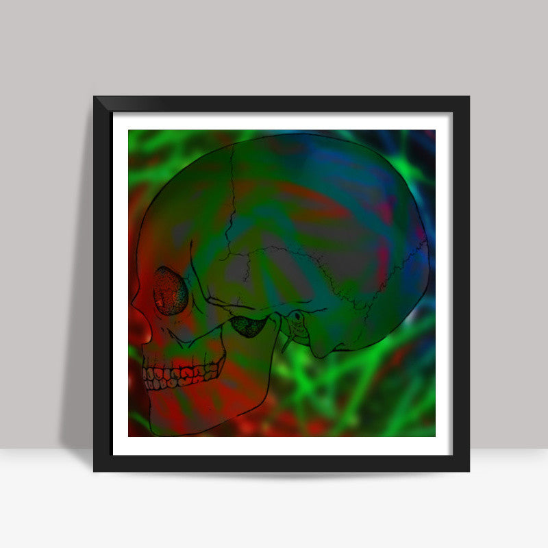 skull Square Art Prints