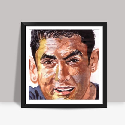Unique begins with U- Aamir Khan Square Art Prints