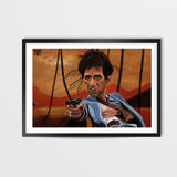Scar Face | Tony Montana | Caricature Wall Art