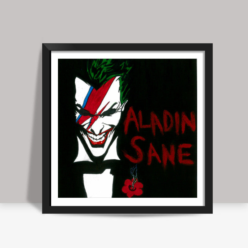 DC worlds Aladin Sane Square Art Prints