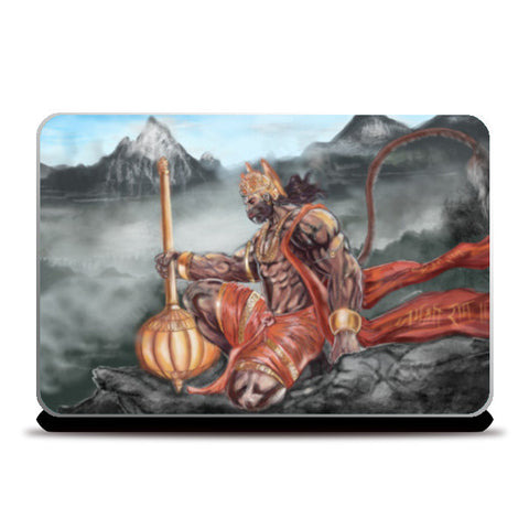 Lord Hanuman -The greatest superhero Laptop Skins