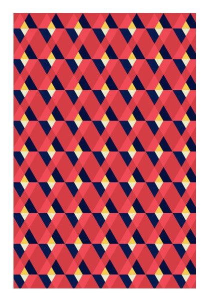 Abstract Art Red Pattern Art PosterGully Specials