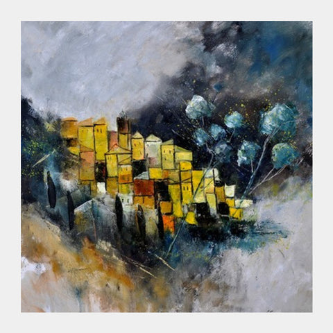 Abstract Tuscany Landscape  Square Art Prints PosterGully Specials
