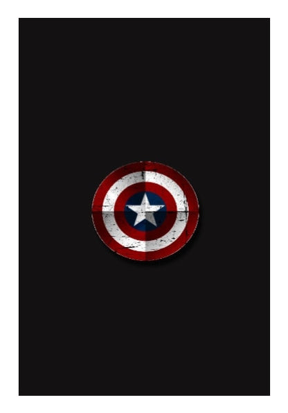 Wall Art, CAPTAIN AMERICA ART | Alok kumar, - PosterGully