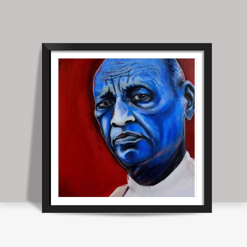 Sardar Patel - Painting Square Art Prints