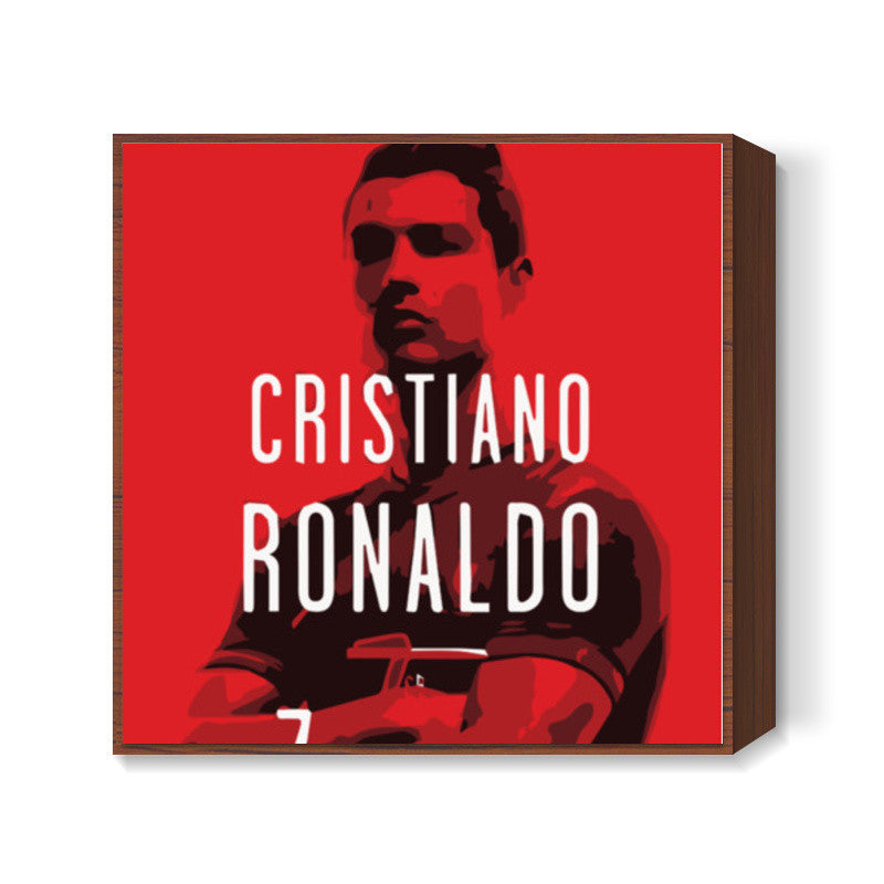 Cristiano Ronaldo Minimal Design Square Art Prints