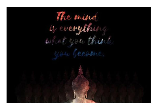 PosterGully Specials, Buddha Quote - Motivational !! Wall Art