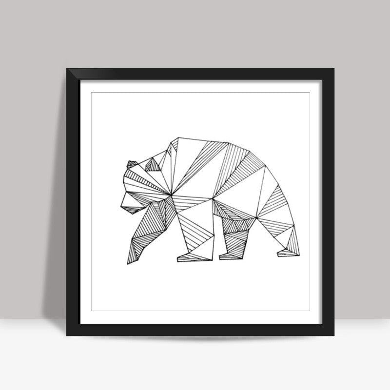 Meandering Bear Square Art Prints