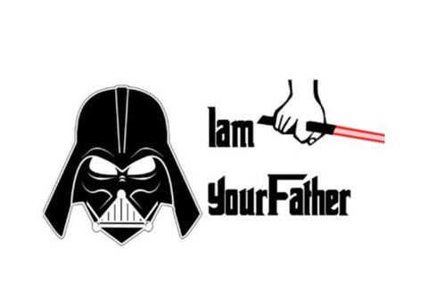 PosterGully Specials, Darth Vader - I am your father. Star Wars Wall Art