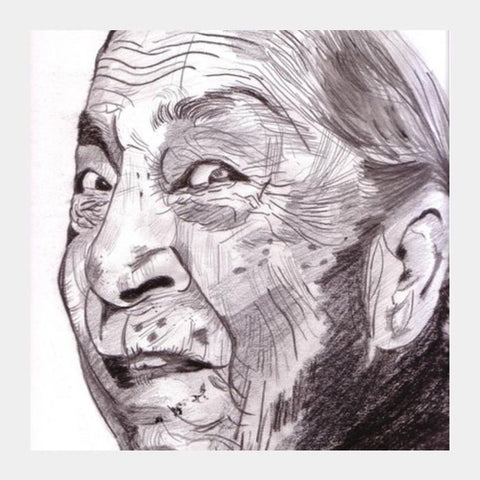 PosterGully Specials, Zohra Sehgal had an amazing zest for life Square Art Prints