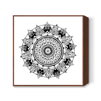 Depth Mandala Square Art Prints