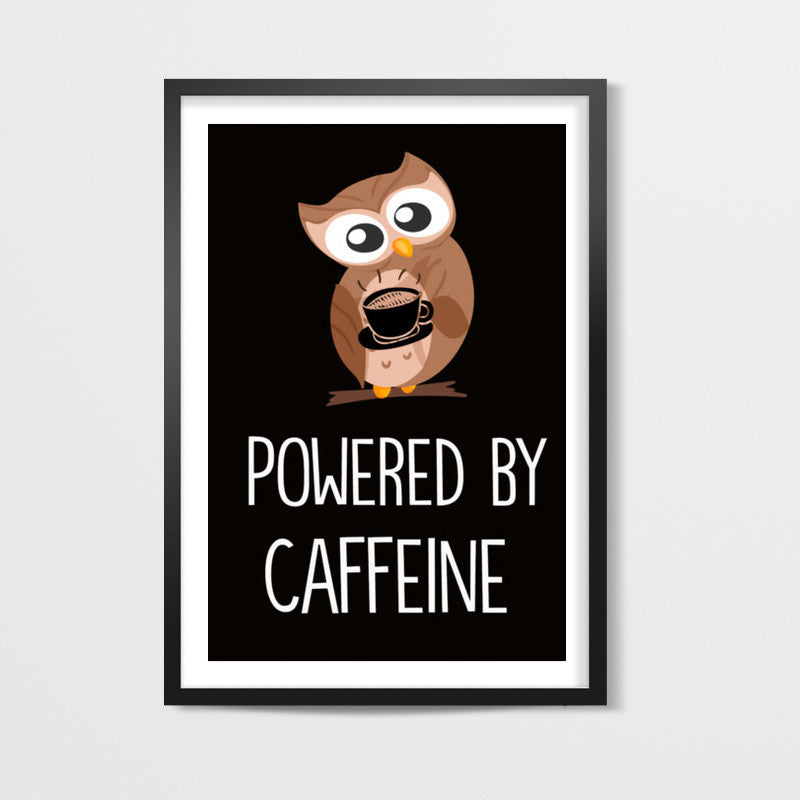 Powered By Coffee Wall Art