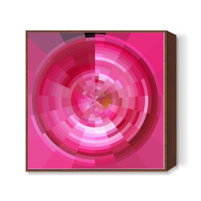 Circular Geometric Abstract Digital Art Design Print Square Art Prints