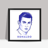 Football Legends - Ronaldo Square Art Prints