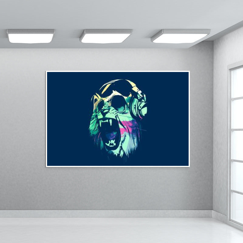 Leo roar Wall Art