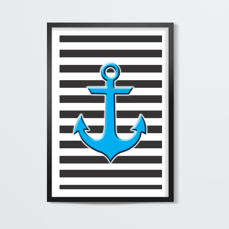 Stripes Anchor Wall Art