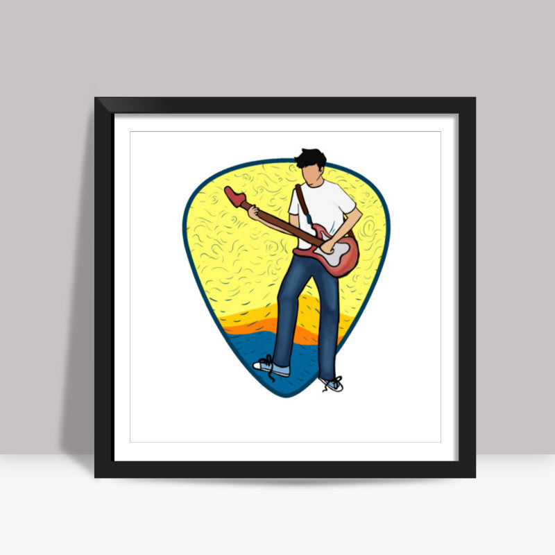 The Guitarist Square Art Prints