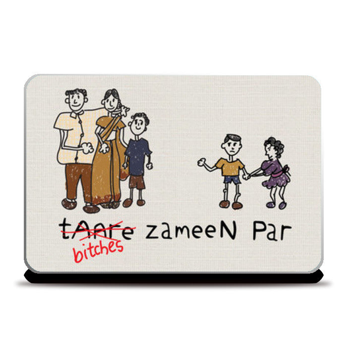 Laptop Skins, B*tches Zameen Par  Laptop Skins