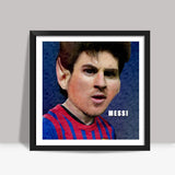 Messi Barcelona Square Art Prints
