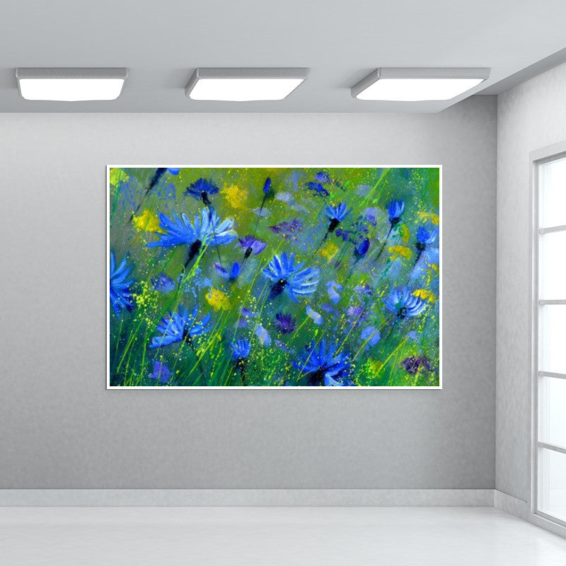 Blue cornflowers 5551 Wall Art
