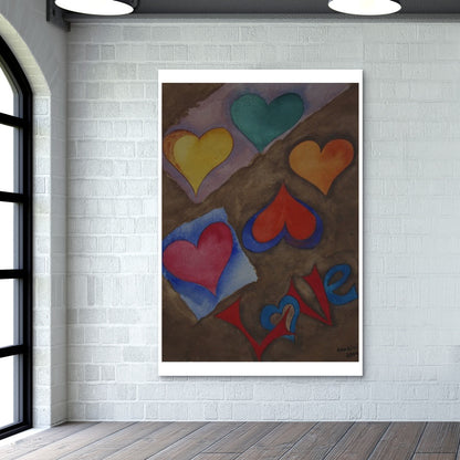 Love is Here Wall Art