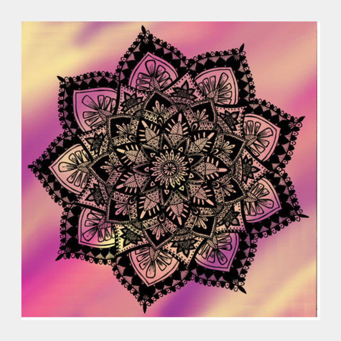 Mandala Square Art Prints