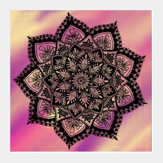 Mandala Square Art Prints