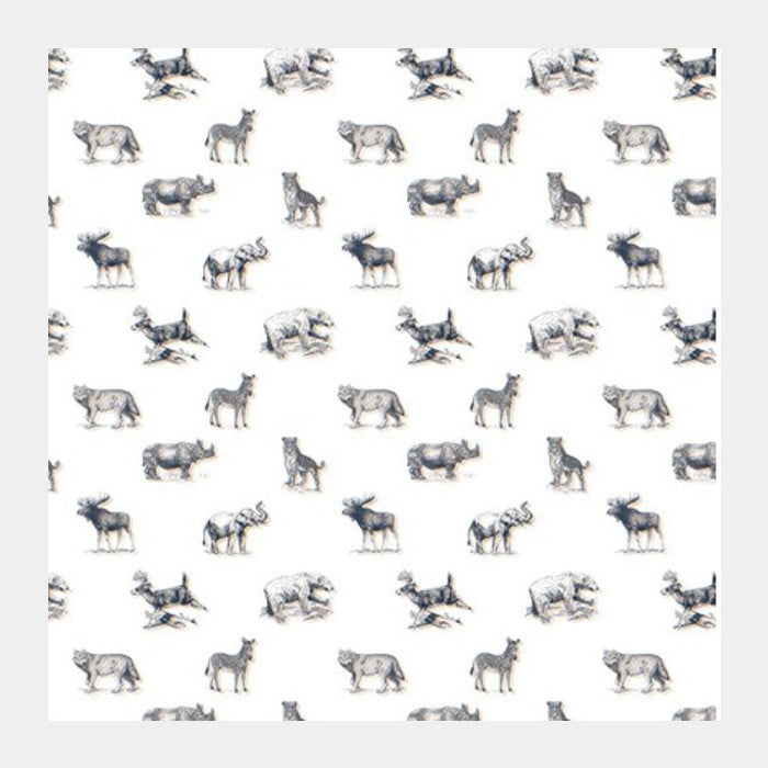 Safari Animal Square Art Prints