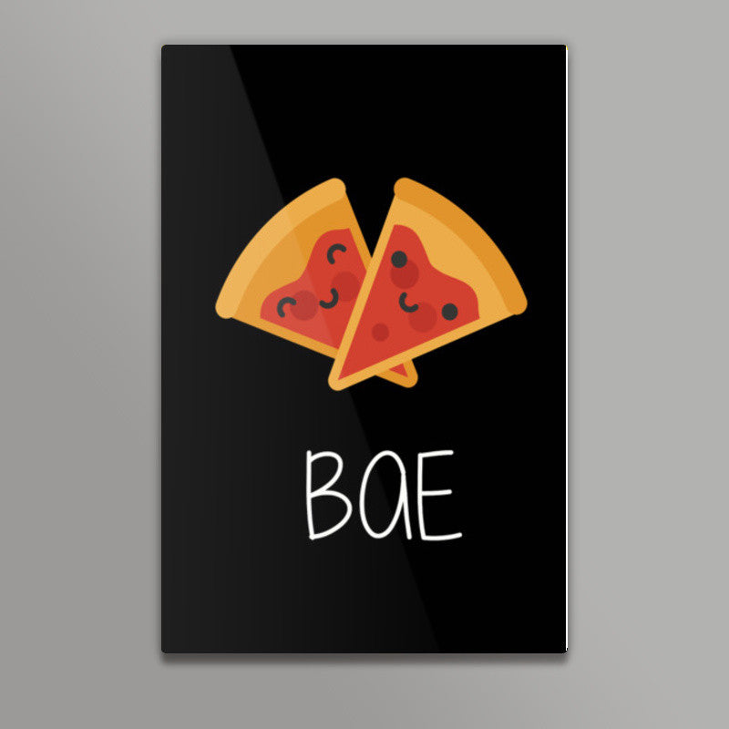 Pizza is my BAE 2 Wall Art