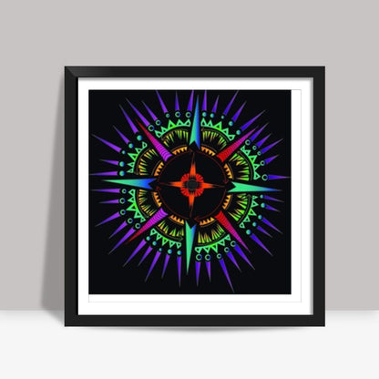 Trippy design  Square Art Prints