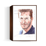 David Beckham -sometimes, all you need for your goal is a KICK Wall Art