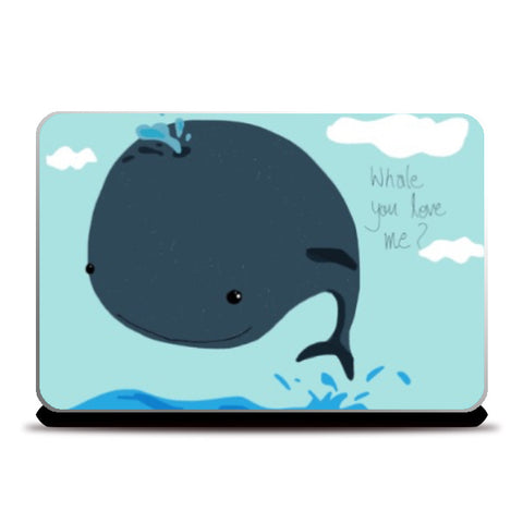 Laptop Skins, Whale i love you Laptop Skin