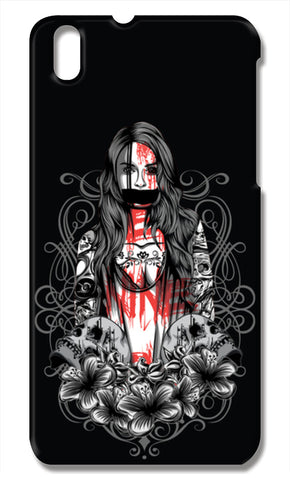 Girl With Tattoo HTC Desire 816 Cases