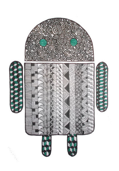 Android Zentangle Art Art PosterGully Specials