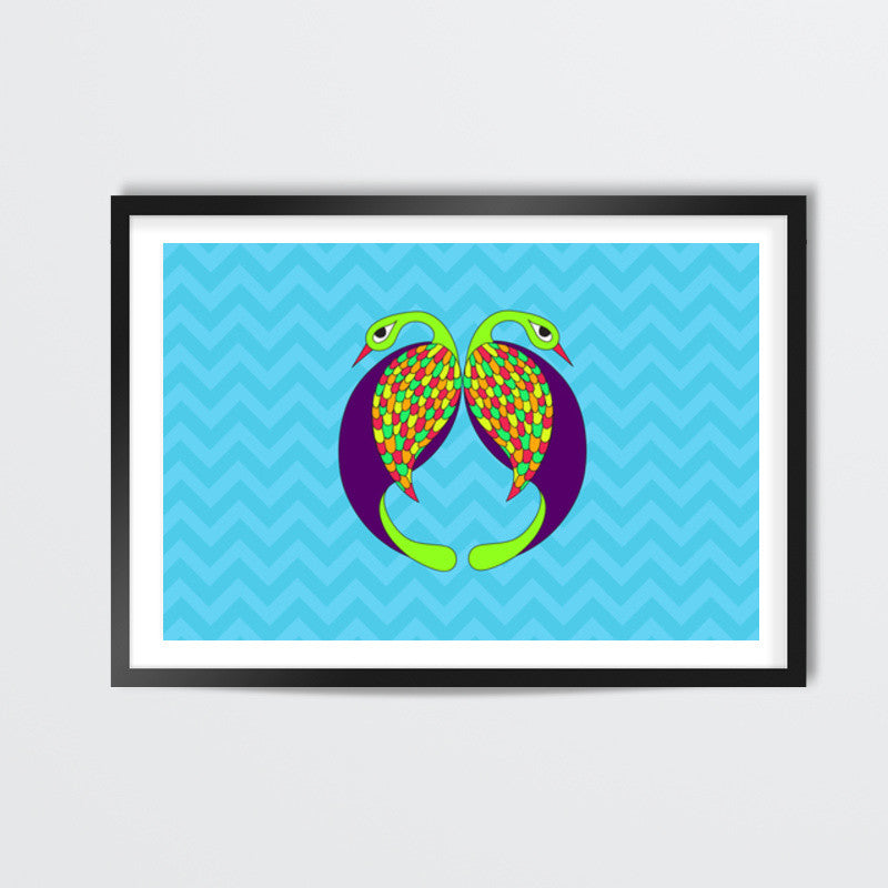 Peacock Love Wall Art