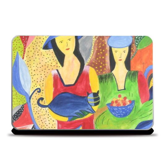 Laptop Skins, Abstract Girls Laptop Skin