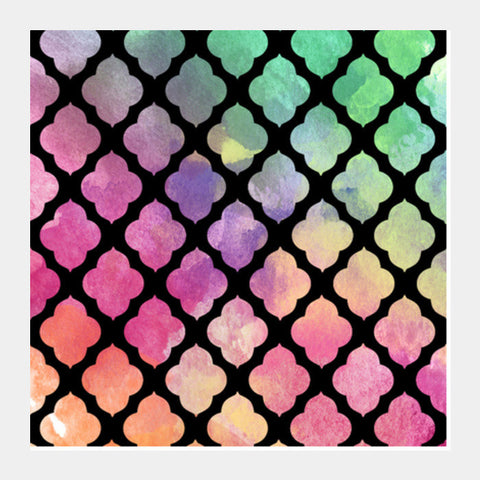 Watercolor Patterns Square Art Prints PosterGully Specials