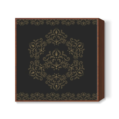 Line Game Gold Square Art Prints