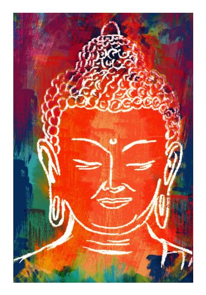 PosterGully Specials, Lord Buddha Wall Art