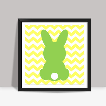 Easter Bunny Square Art Prints