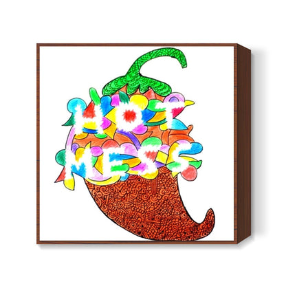 Hot Mess Square Art Prints