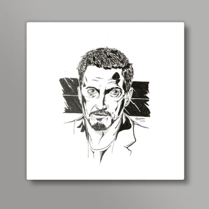 Robert Downey Jr. Artwok Square Art Prints