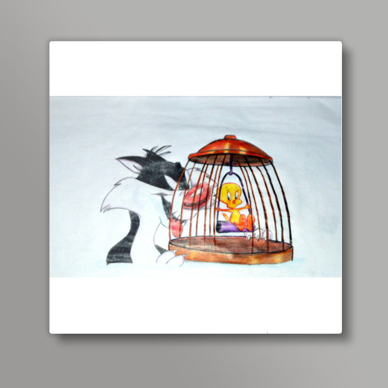 Tweety Square Art Prints