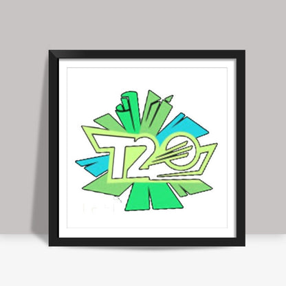 T20 cricket Square Art Prints