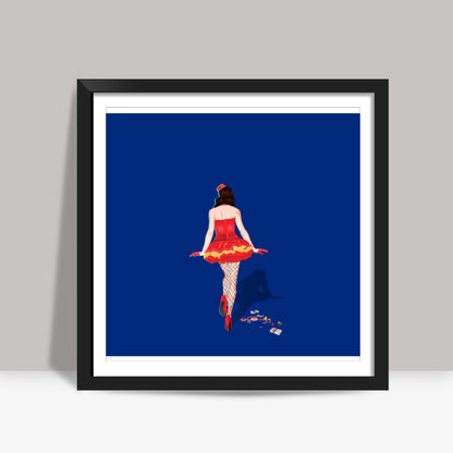 Candy Girl Square Art Prints