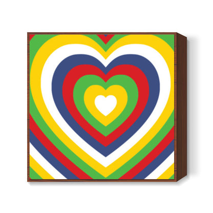 Hearts Square Art Prints